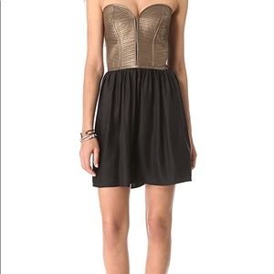 Parker Leather Corset Dress
